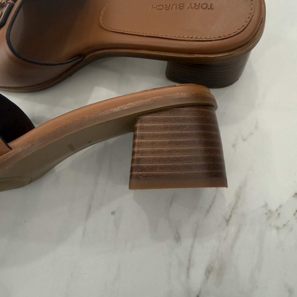 Tory Burch Everly Heel Sandals Women’s Size 7, 8 - Picture 3 of 7